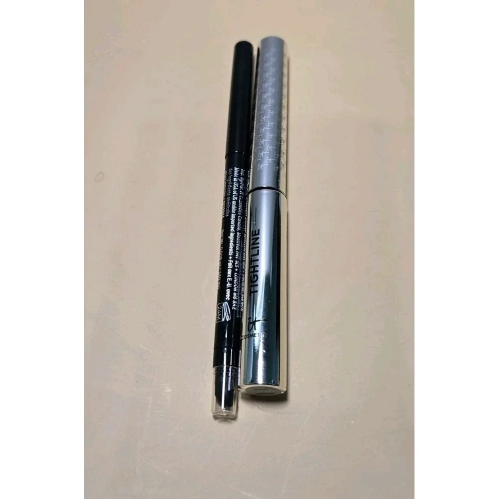 New IT Cosmetics Eye Liners And Mascara Set Of Two Both Color Black Never Used